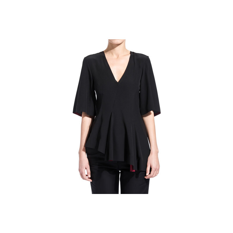 MARNI flared blouse color black