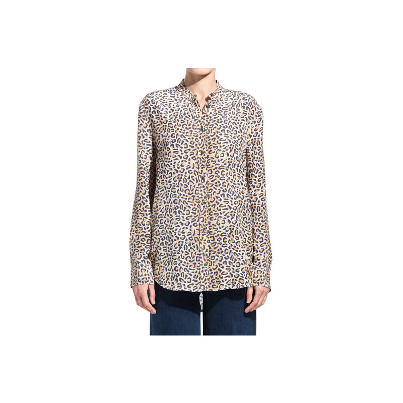 EQUIPMENT reese blouse with leopard print
