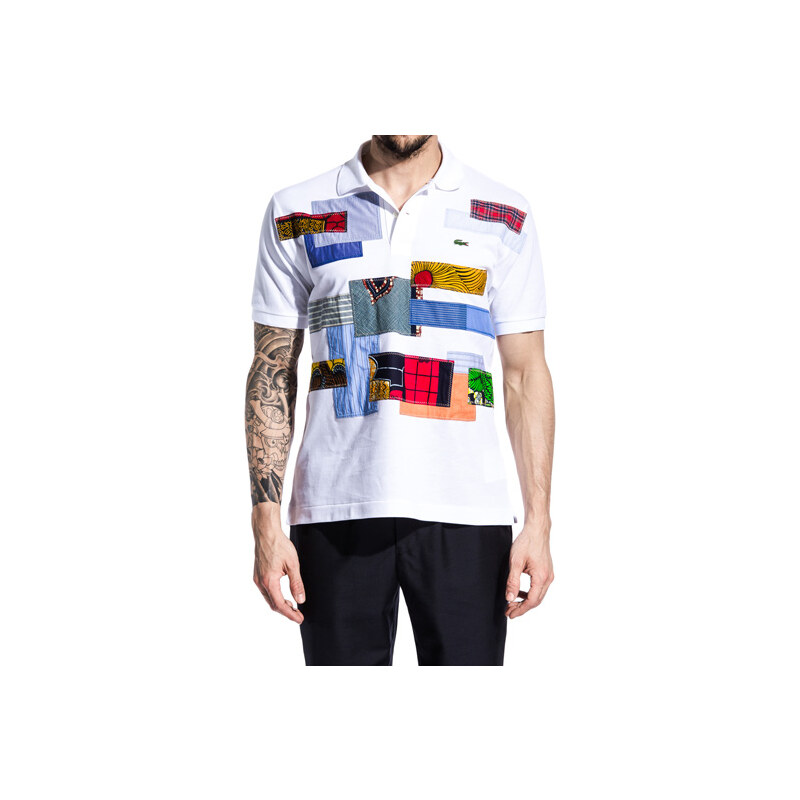 JUNYA WATANABE polo patchwork colore bianco