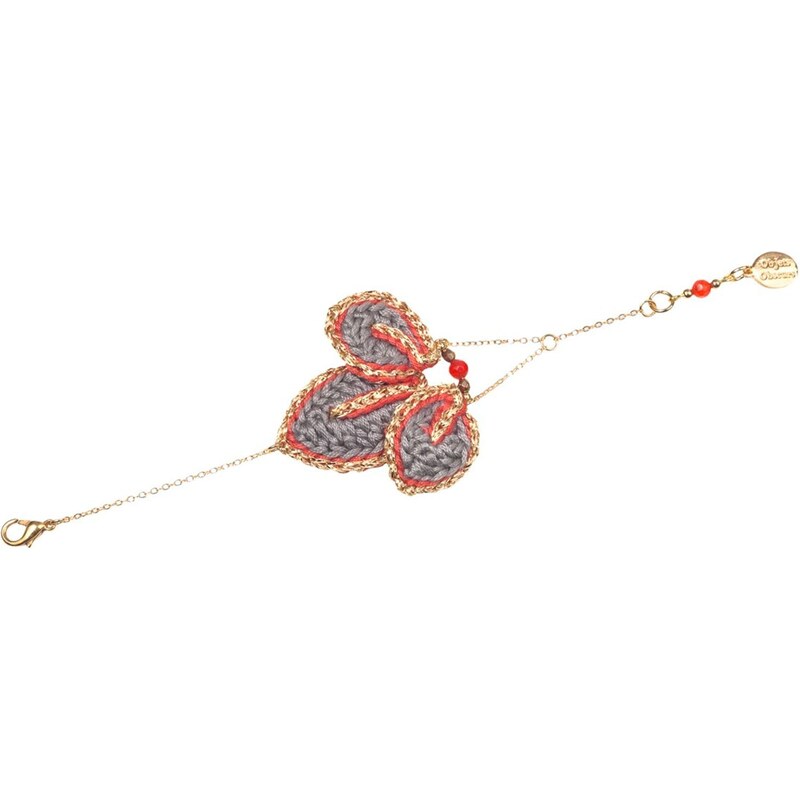 Objets Obscurs Bijoux Palma - Bracelet chaîne avec perles de jade