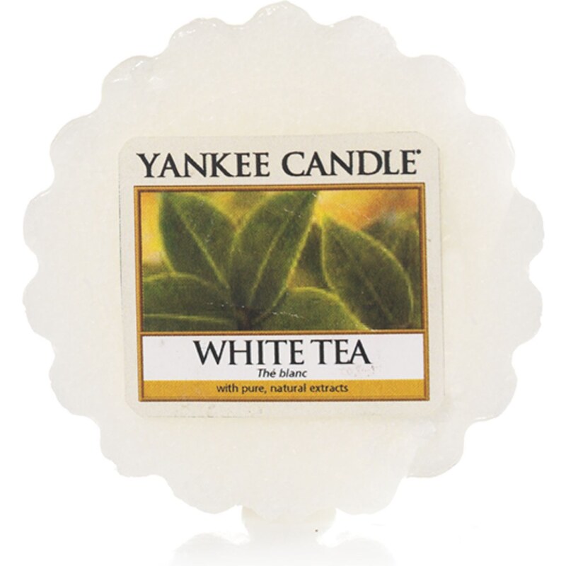 Yankee Candle Thé Blanc - Bougie parfumée - blanc