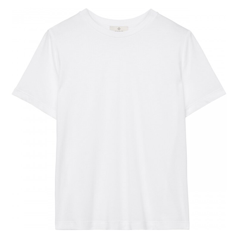 GANT Diamond G T-shirt Ras Du Cou - White
