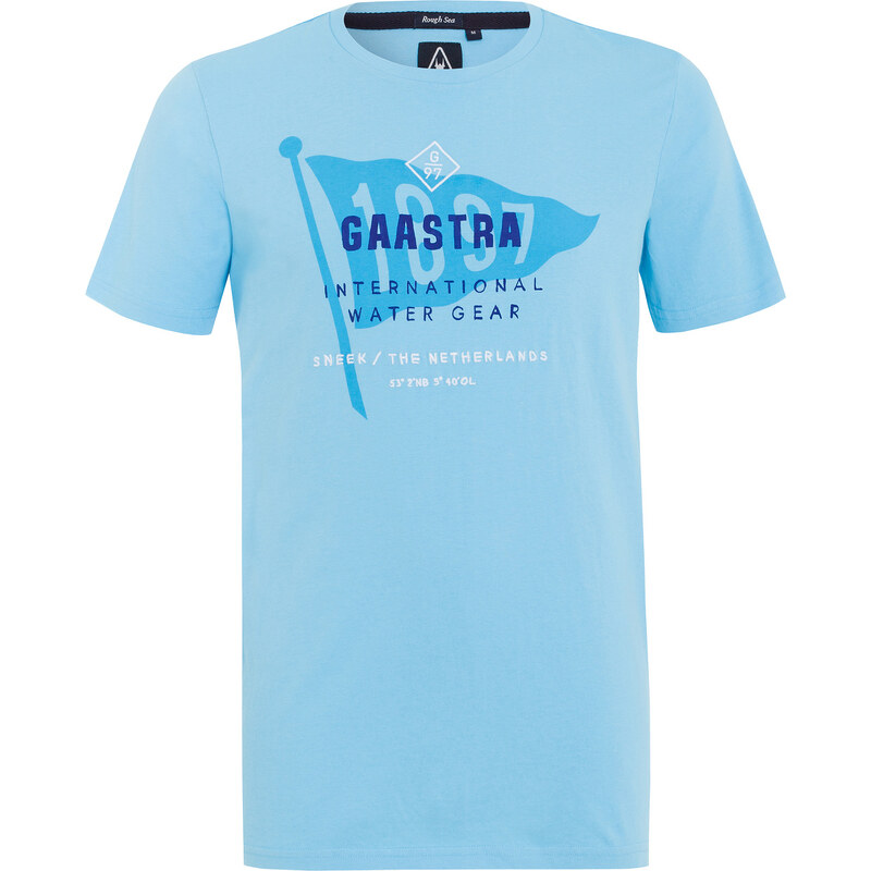 Gaastra T-Shirt Rough Sea Crew bleu Hommes