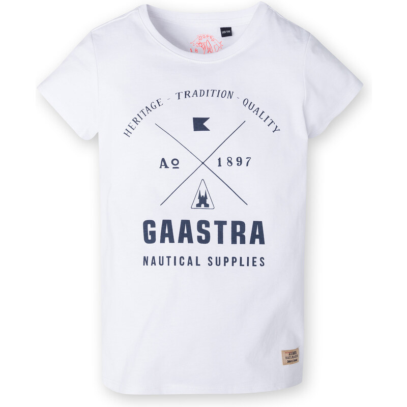 Gaastra T-Shirt Pad Island Boys blanc Garçons