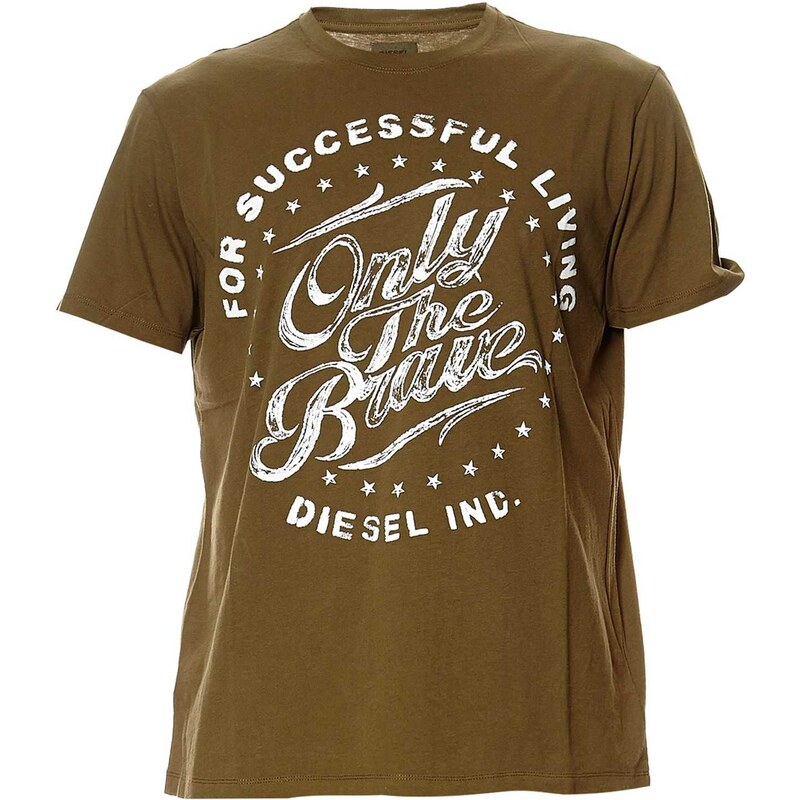 Diesel T-BALDER - T-shirt - kaki