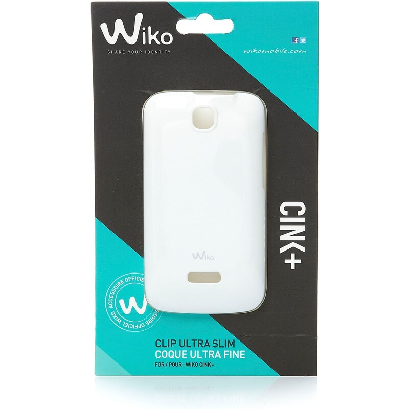 High Tech Coque pour Wiko Cink+ - blanc