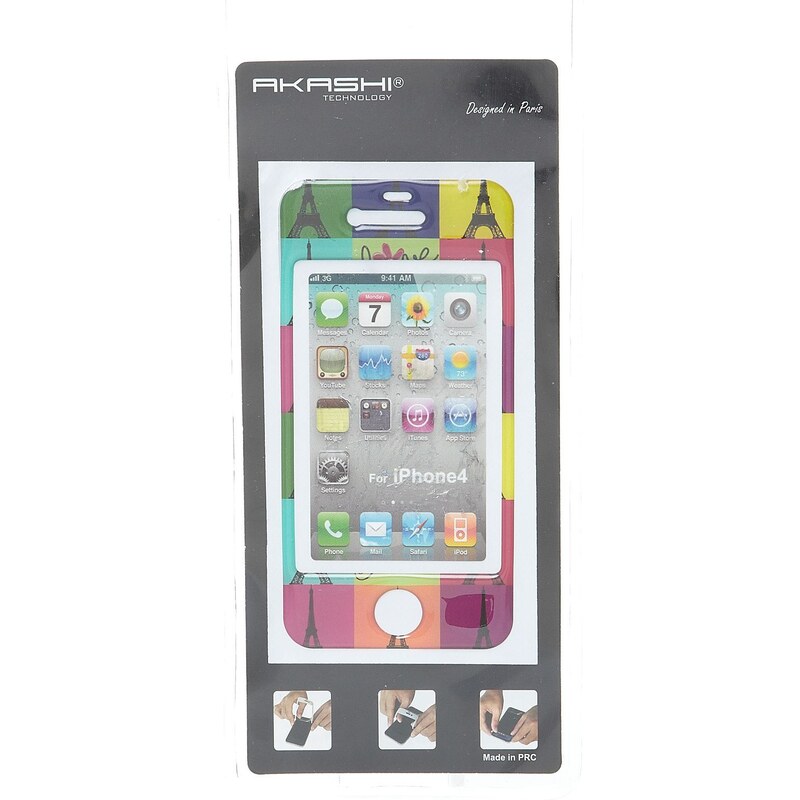 High Tech Sticker pour Iphone 4 - multicolore