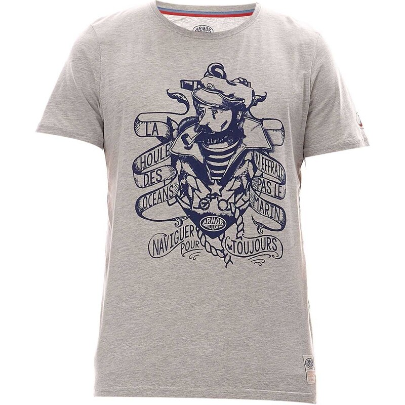 Armor lux T-shirt - gris chine