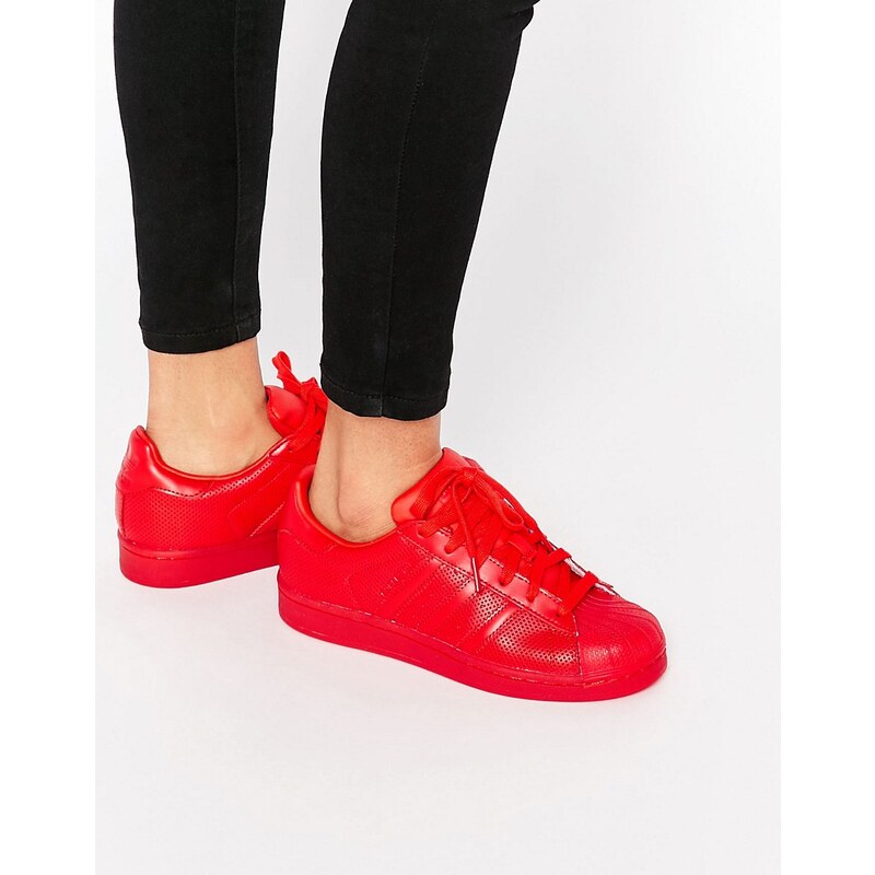 Adidas Originals - Superstar Super Colour - Baskets - Rouge écarlate