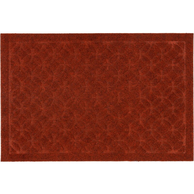 Tapis en 100% polyester env. 40x60 cm Circles rouge - Basalto de Astra