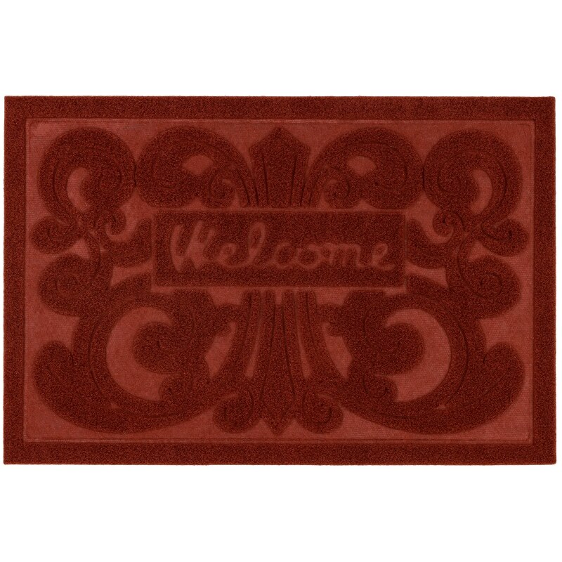 Tapis en 100% polyester env. 40x60 cm Ornament rouge - Basalto de Astra