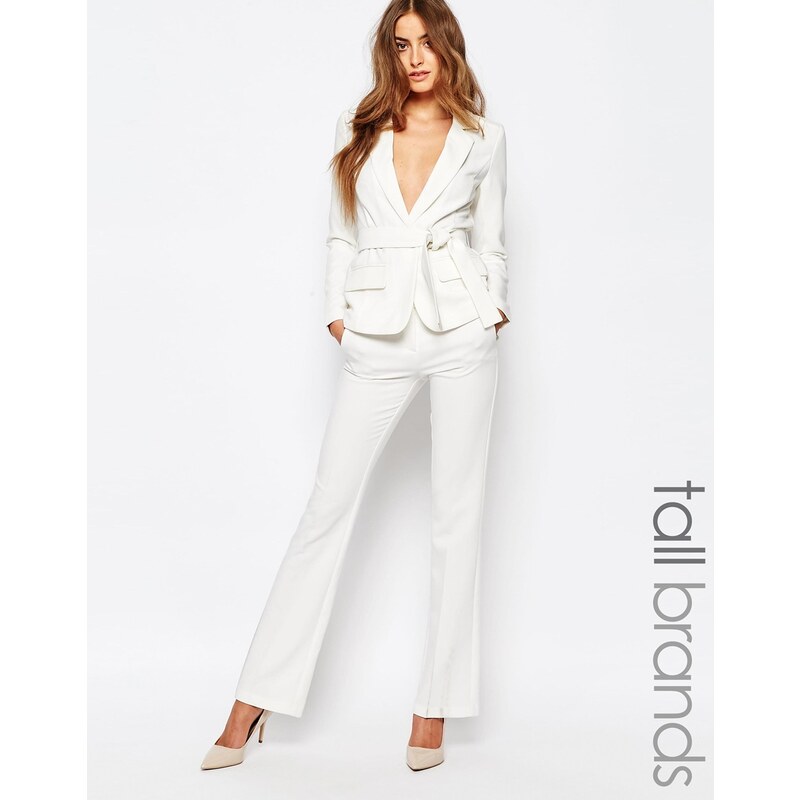 Vero Moda Tall - Pantalon ajusté - Blanc