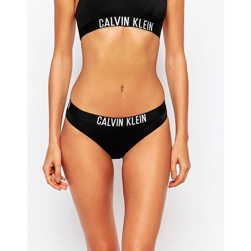 Calvin Klein - Intense Power - Bas de bikini taille basse - Noir