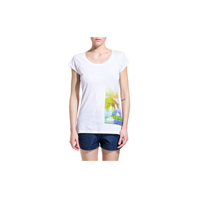 SUNDEK sylvie t-shirt with miami dream print