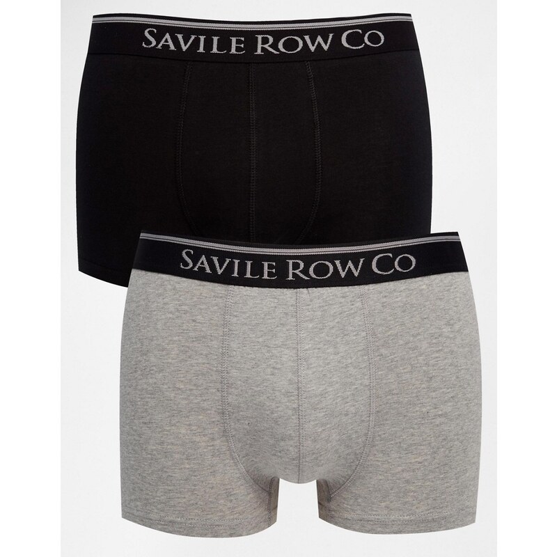 Saville Row Savile Row - Lot de 2 boxers - Noir