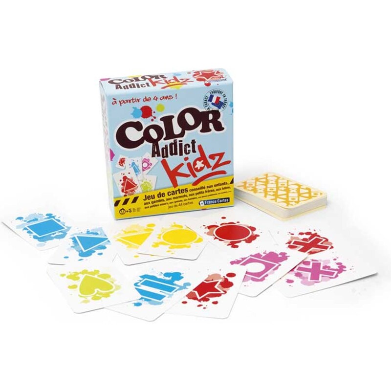 FRANCE CARTES Jeux de 44 cartes - multicolore