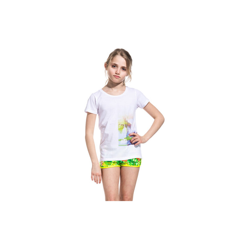 SUNDEK sylvie t-shirt with miami dream print