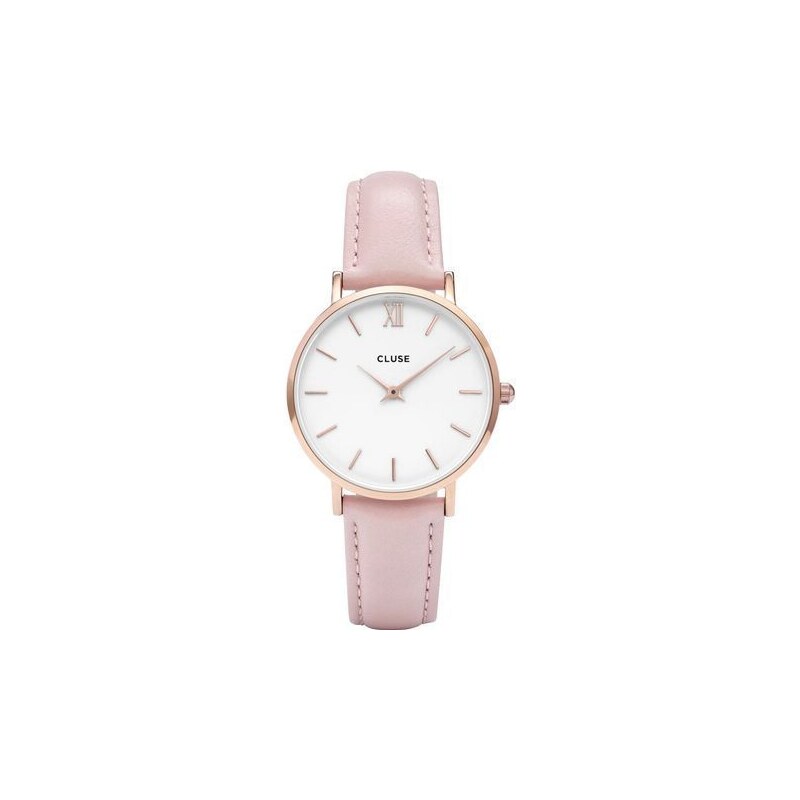 Montre Cluse Minuit Rose Gold White/Pink