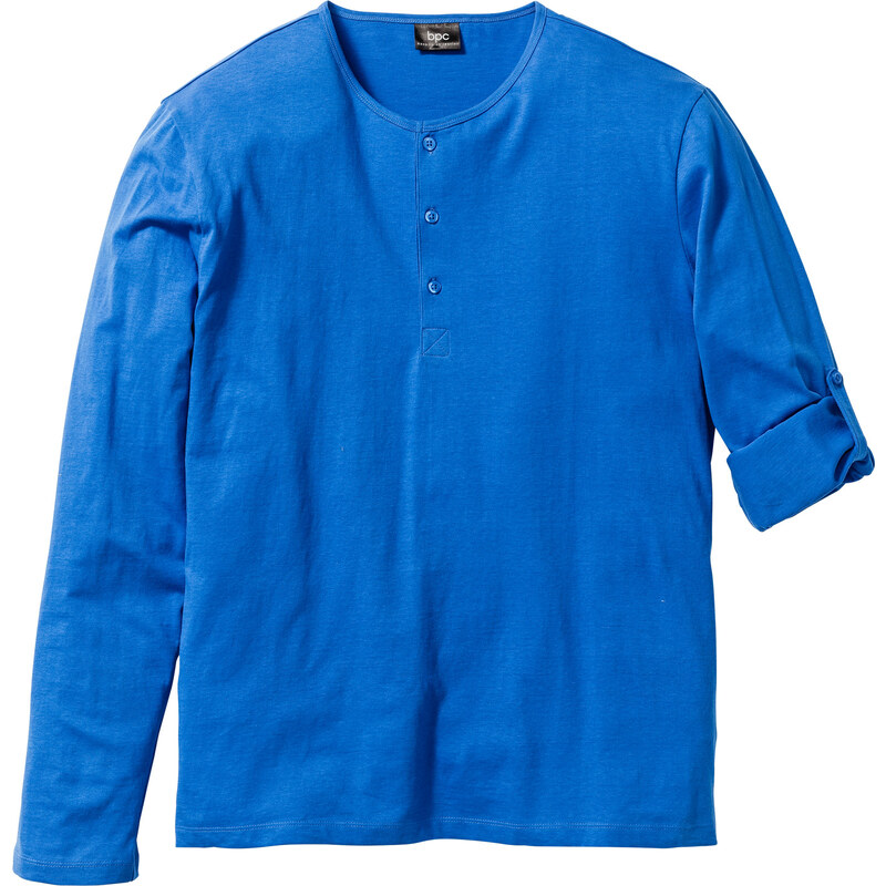 bpc bonprix collection T-shirt manches longues Regular Fit bleu homme - bonprix