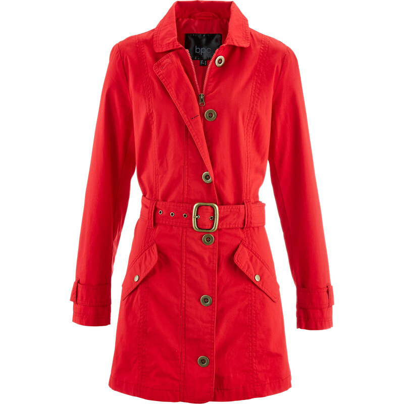 bpc bonprix collection Trench-coat rouge manches longues femme - bonprix