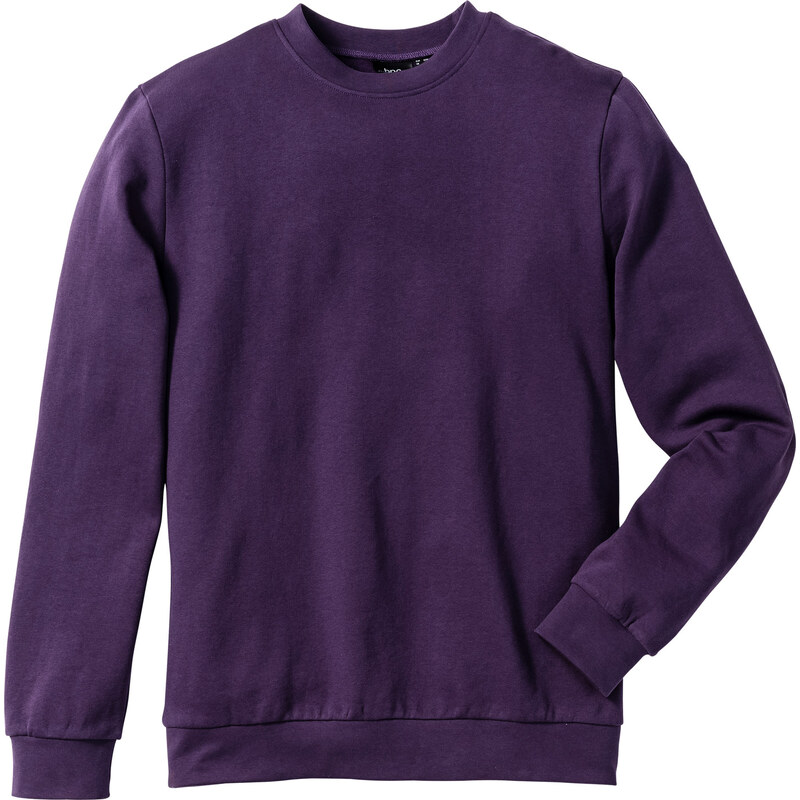 bpc bonprix collection Sweat-shirt Regular Fit violet manches longues homme - bonprix