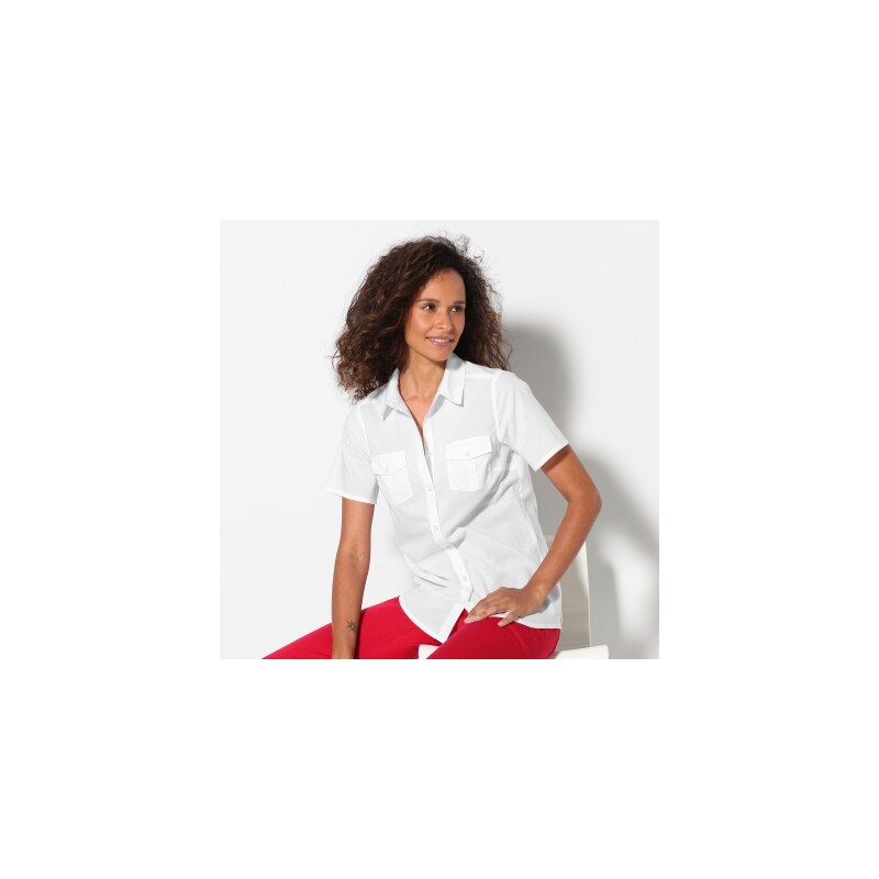Outdoor collection Blancheporte Chemise unie manches courtes
