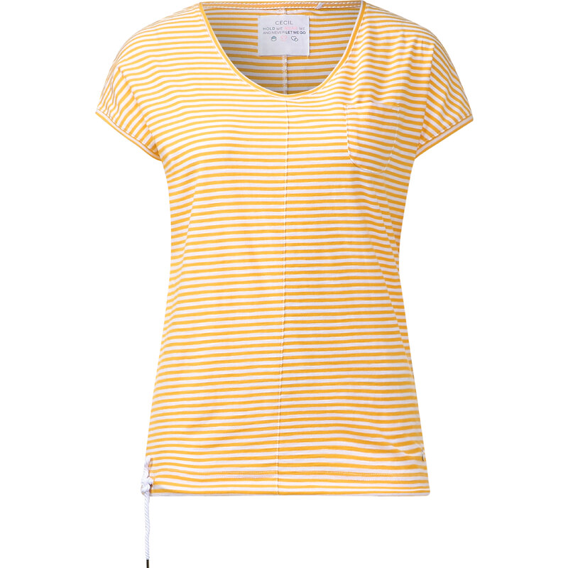 Cecil - T-shirt rayé Fritzi - smooth rayon yellow