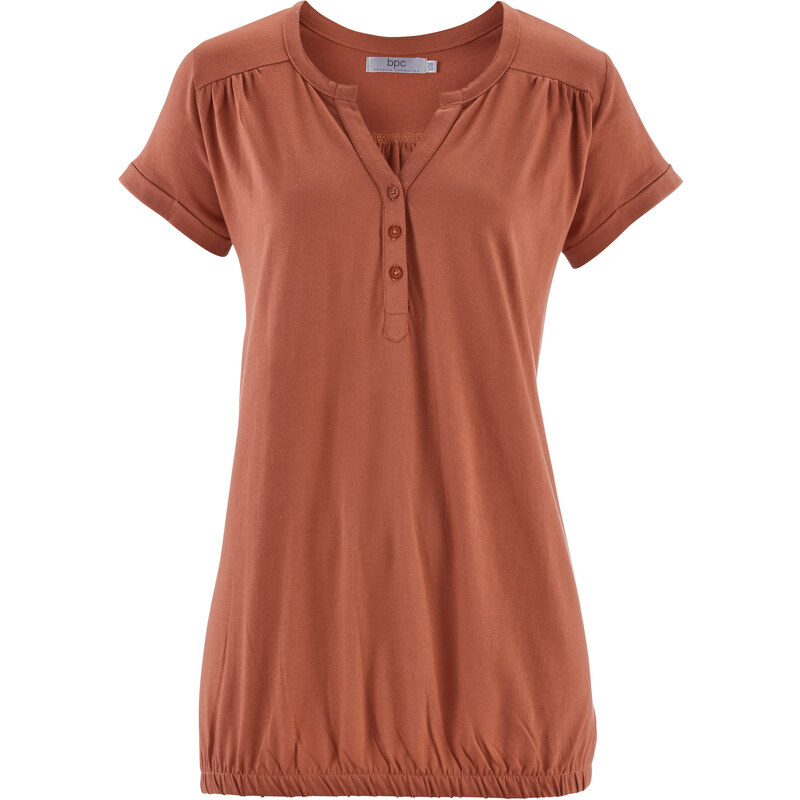 bpc bonprix collection T-shirt manches courtes marron femme - bonprix