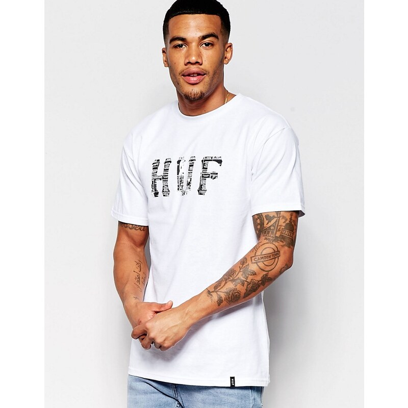 HUF - T-shirt avec logo - Blanc