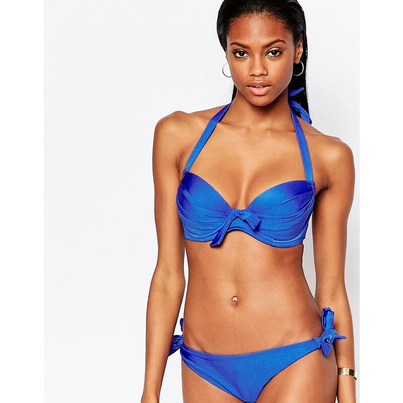 Pour Moi - Azure - Top de bikini rembourré à armatures - Bleu