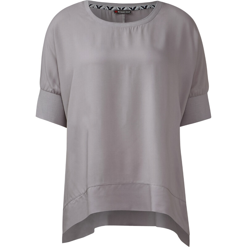 Street One - Bluse Oversize Fawn - pearl grey