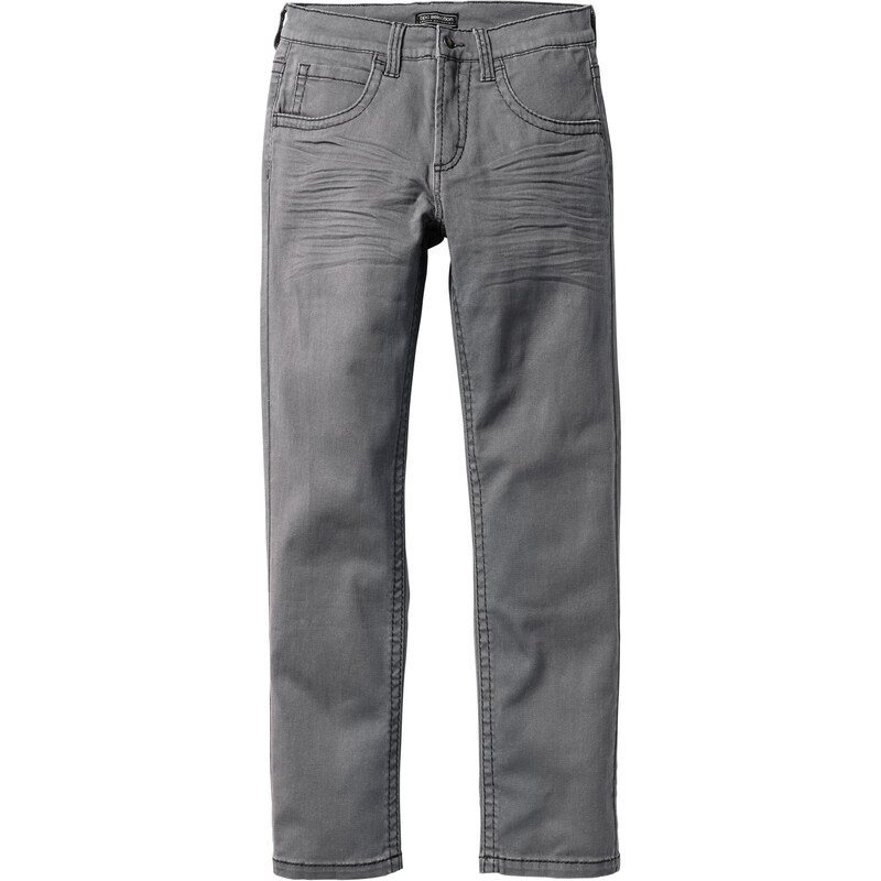 bpc selection Pantalon extensible 5 poches Regular Fit Straight, N. gris homme - bonprix