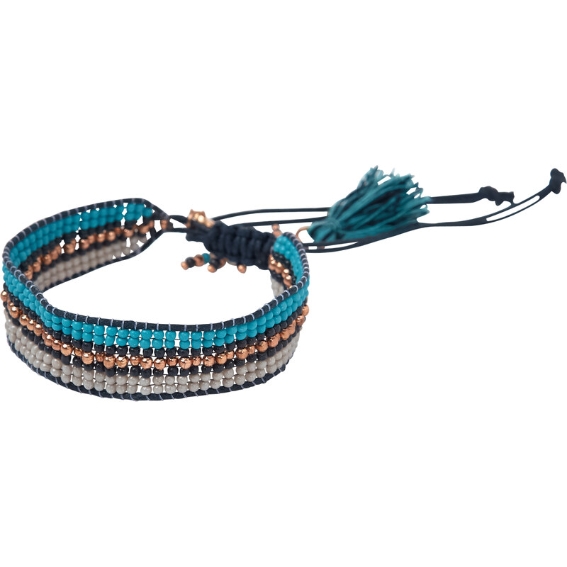 Cecil - Bracelet garni de perles - deep bleu