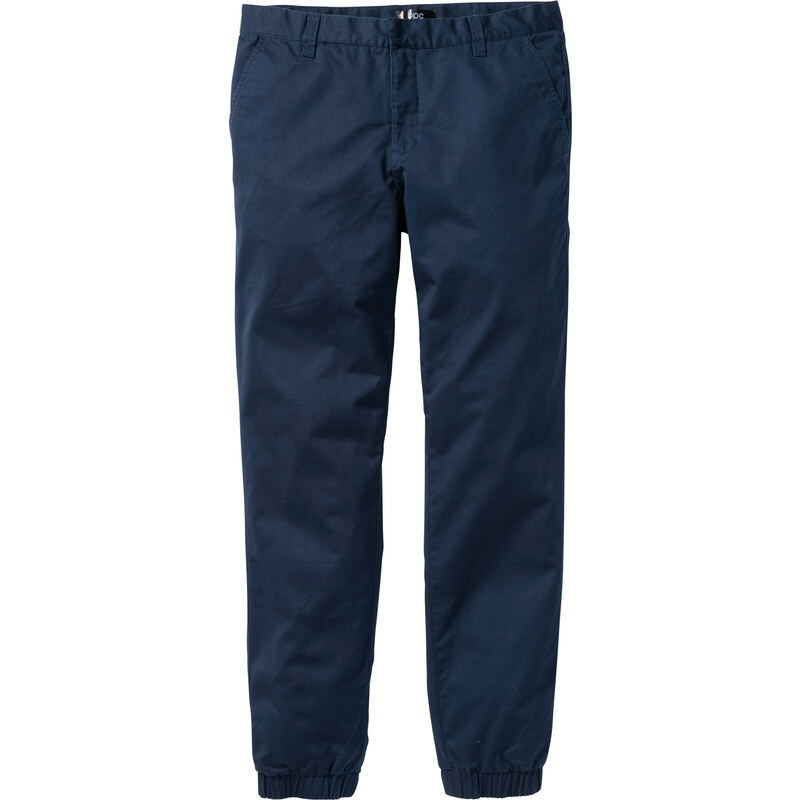 bpc bonprix collection Pantalon chino Regular Fit bleu homme - bonprix