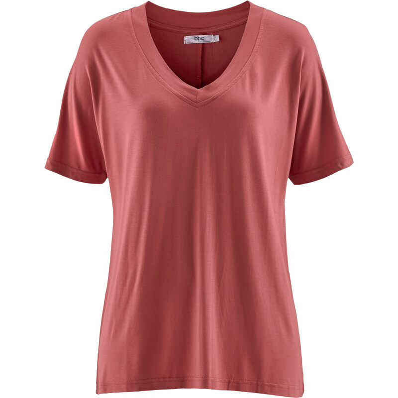 bpc bonprix collection T-shirt manches mi-longues rouge femme - bonprix