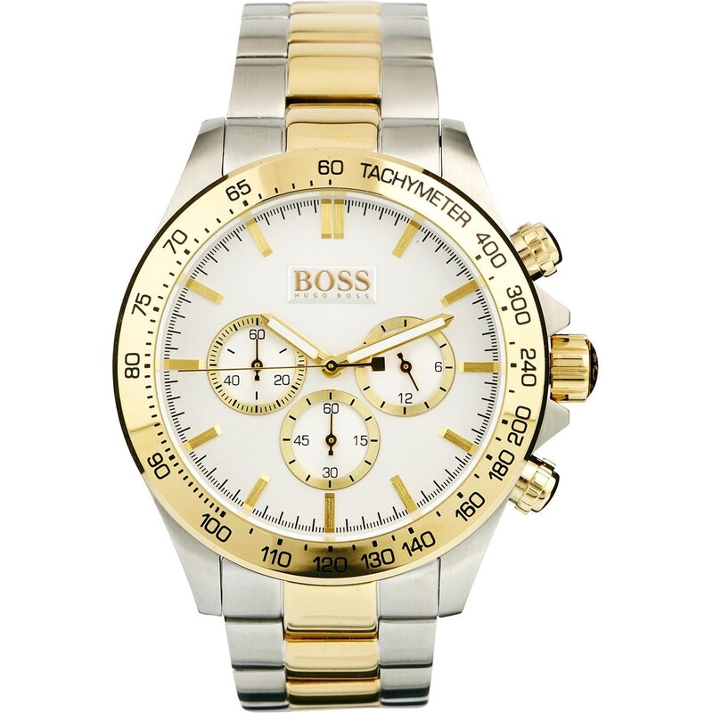 BOSS By Hugo Boss - 1512960 - Montre chronographe en acier inoxydable - Doré - Argenté