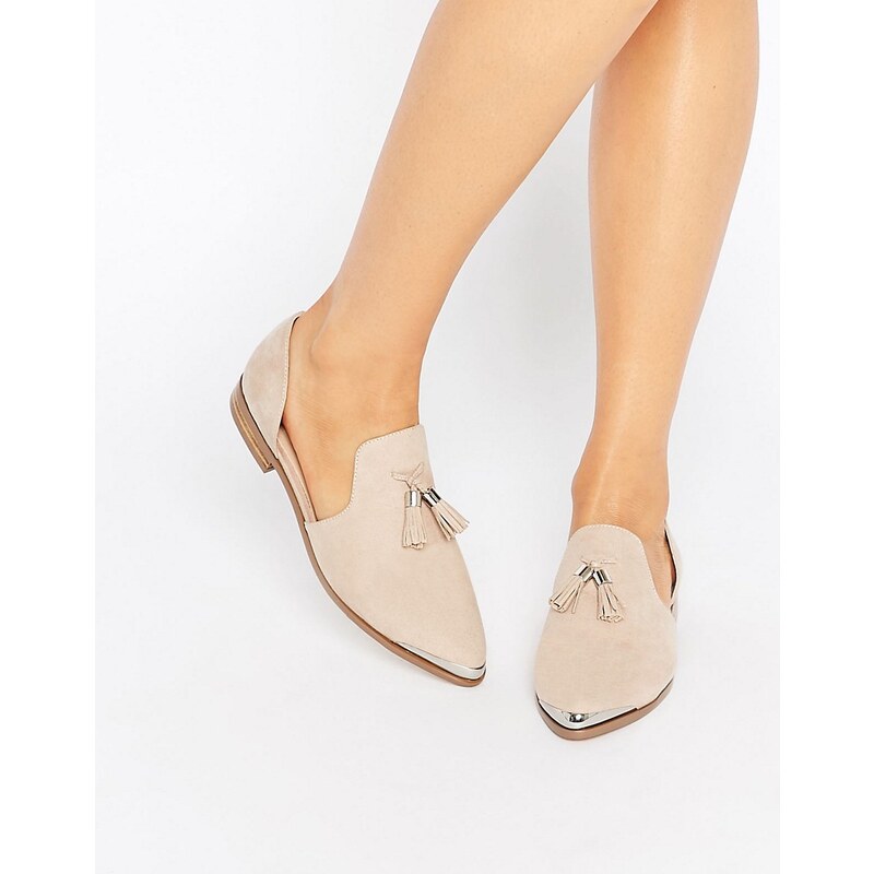 ASOS - MELODY - Chaussures plates et pointues - Beige