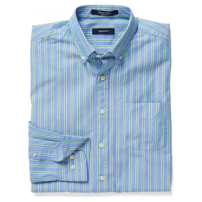 GANT Chemise Oxford Topspin à Rayures - Clay Blue