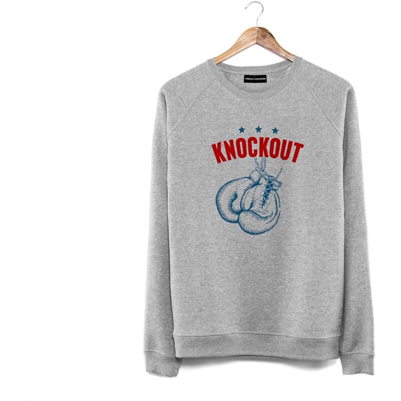 French Disorder Knockout - Sweat-shirt - gris chine