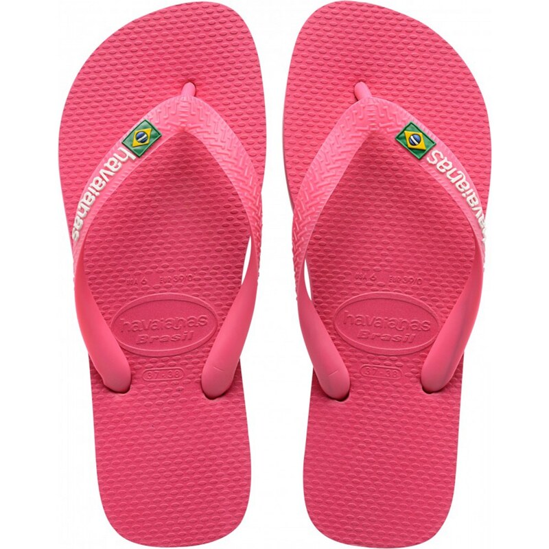 Tong Havaianas Brazil Logo Orchid Rose