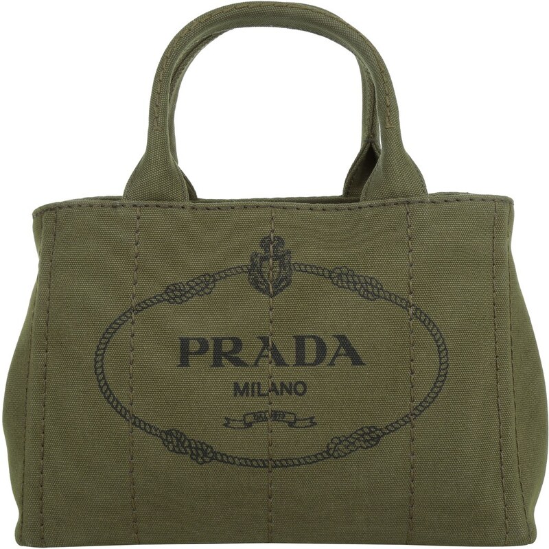 Prada Sacs portés main, Canapa Shopping Bag Militare en vert