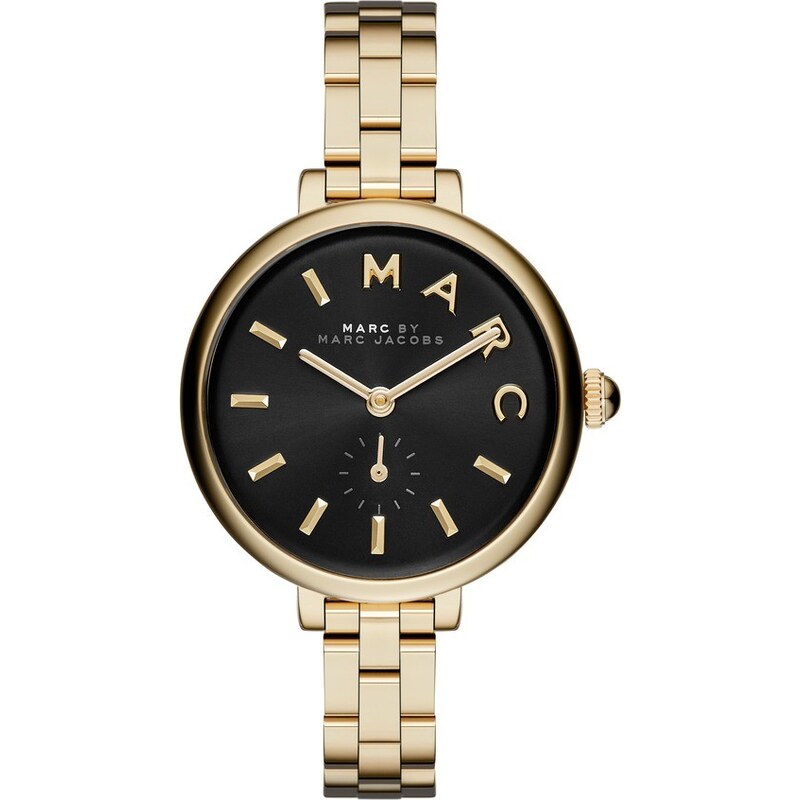 Marc Jacobs Montres, Sally Stainless Steel Gold/Black en or, noir