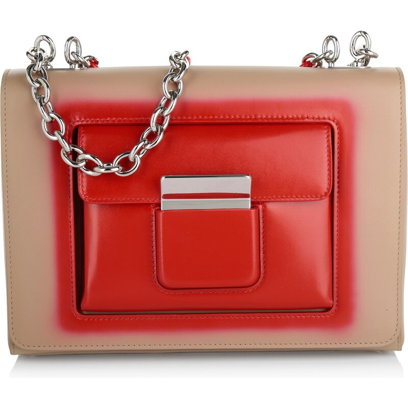 Balenciaga Sacs à Bandoulière, Mini Bag Bicolor Beige Red en rouge