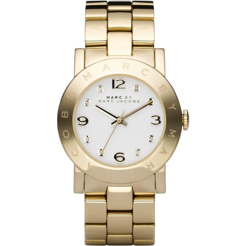 Marc Jacobs Montres, Amy Stainless Steel Gold en or, blanc