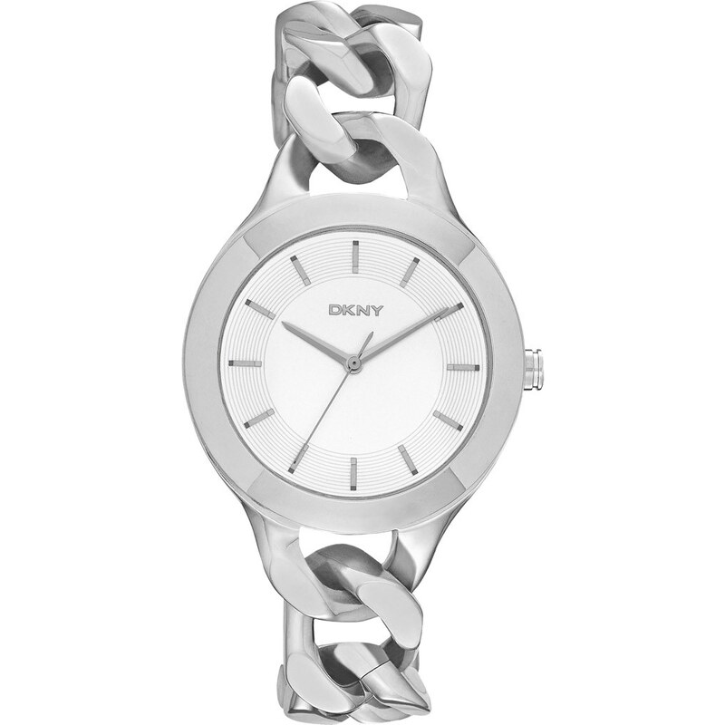 Dkny Montres, Chambers Stainless Steel Link Silver en argent