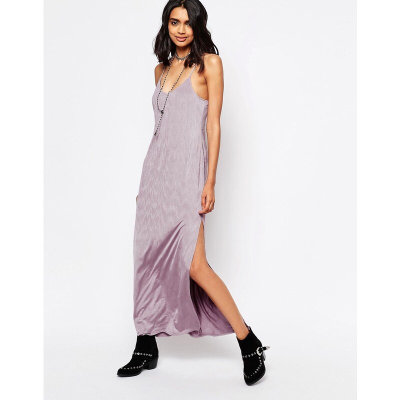 Free People - She Moves - Robe longue - Violet