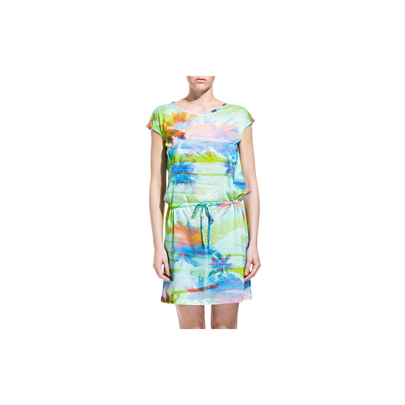 SUNDEK tracy dress with miami dream print