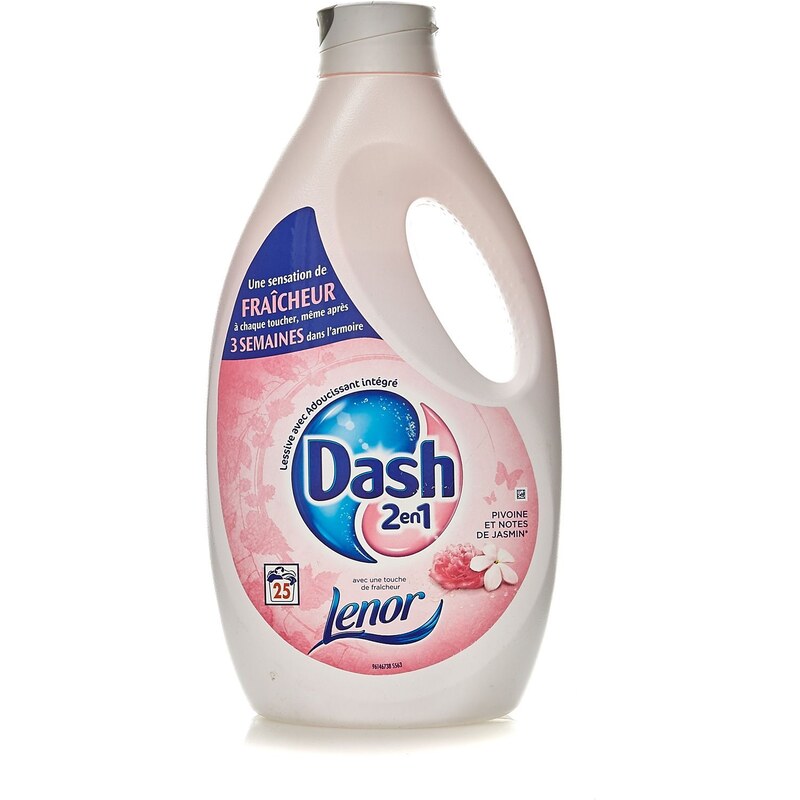 Dash Dash 2 en 1 - Lessive liquide - 1,825L