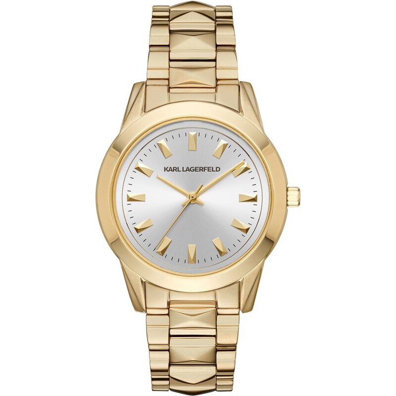 Karl Lagerfeld Montres, Labelle Stud Classic Gold Watch en or