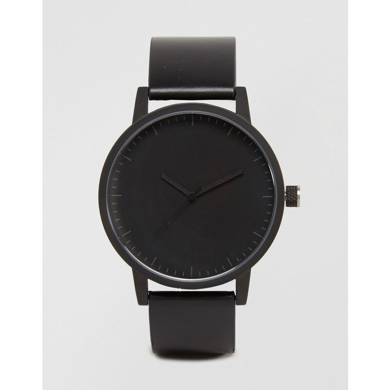 Simple Watch Company SWCO - Kent - Montre en cuir - Noir - Noir